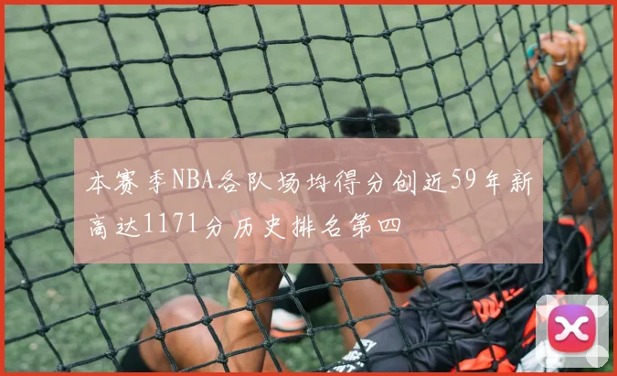 本赛季NBA各队场均得分创近59年新高达1171分历史排名第四